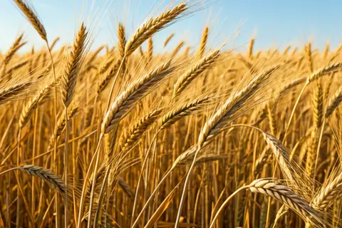 Golden wheat field ready for harvest - Grain and cereal farming