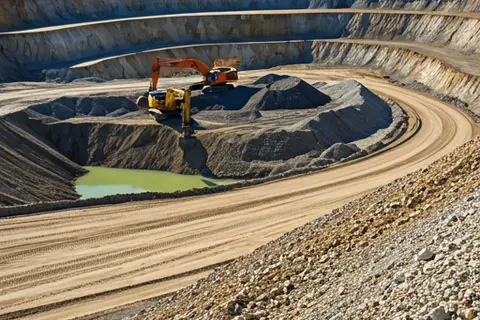 Open pit rock quarry - Non-metallic mining and quarrying